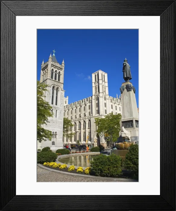 Framed Print : Columbus Circle, Syracuse, New York State, United States of America, North America Framed Print : Columbus Circle, Syracuse, New York State, United States of America, North America