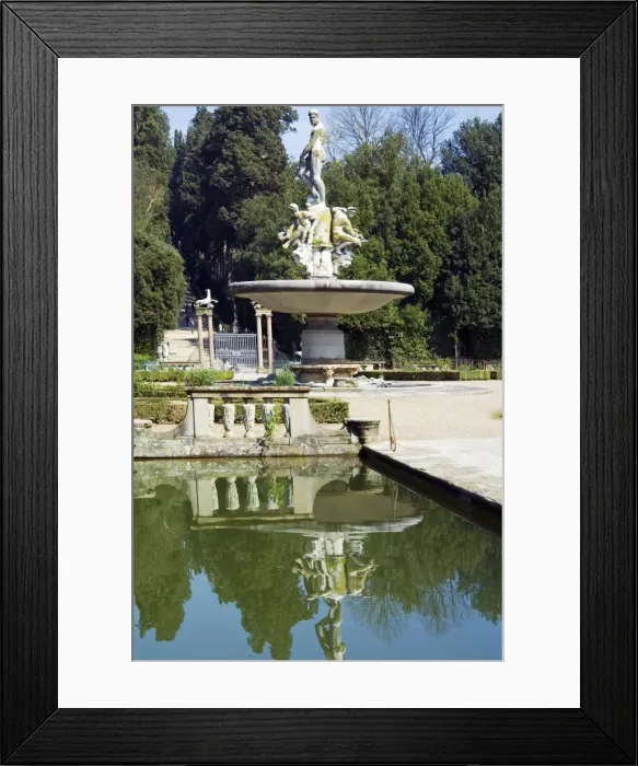 Framed Print : Vasca dell Isola (Islands Pond), Oceans Fountain, Boboli Gardens Framed Print : Vasca dell Isola (Islands Pond), Oceans Fountain, Boboli Gardens
