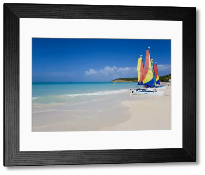 Framed Print : Dickenson Bay beach, the largest and most famous beach in Antigua, Leeward Islands Framed Print : Dickenson Bay beach, the largest and most famous beach in Antigua, Leeward Islands