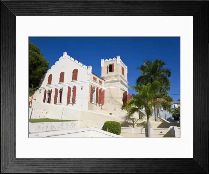 Framed Print : Frederick Lutheran Church, Charlotte Amalie, St. Thomas, U. S. Virgin Islands Framed Print : Frederick Lutheran Church, Charlotte Amalie, St. Thomas, U. S. Virgin Islands