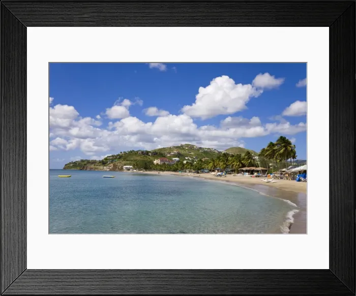 Framed Print : Frigate Bay Beach, St. Kitts, Leeward Islands, West Indies, Caribbean, Central America Framed Print : Frigate Bay Beach, St. Kitts, Leeward Islands, West Indies, Caribbean, Central America