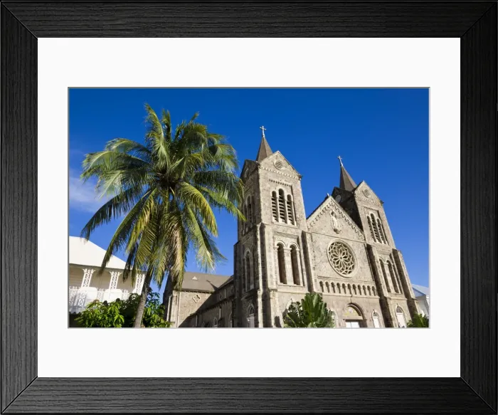 Framed Print : Immaculate Conception Cathedral, Basseterre, St. Kitts, Leeward Islands Framed Print : Immaculate Conception Cathedral, Basseterre, St. Kitts, Leeward Islands