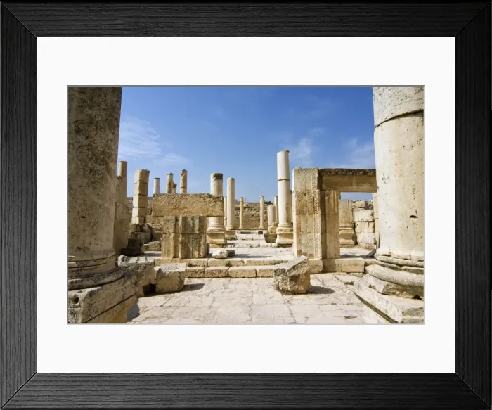 Framed Print : The Macellum, Jerash (Gerasa), a Roman Decapolis City, Jordan, Middle East Framed Print : The Macellum, Jerash (Gerasa), a Roman Decapolis City, Jordan, Middle East