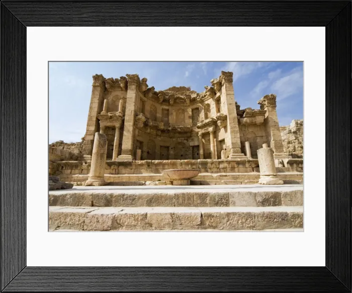 Framed Print : The Nymphaeum, Jerash (Gerasa), a Roman Decapolis City, Jordan, Middle East Framed Print : The Nymphaeum, Jerash (Gerasa), a Roman Decapolis City, Jordan, Middle East