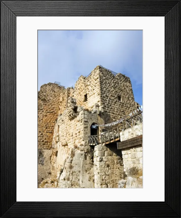 Framed Print : Muslim military fort of Ajloun, Jordan, Middle East Framed Print : Muslim military fort of Ajloun, Jordan, Middle East