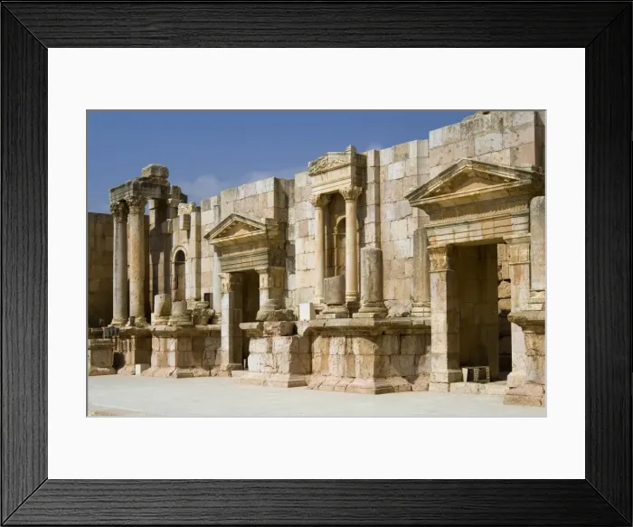 Framed Print : South Theatre, Jerash (Gerasa), a Roman Decapolis city, Jordan, Middle East Framed Print : South Theatre, Jerash (Gerasa), a Roman Decapolis city, Jordan, Middle East