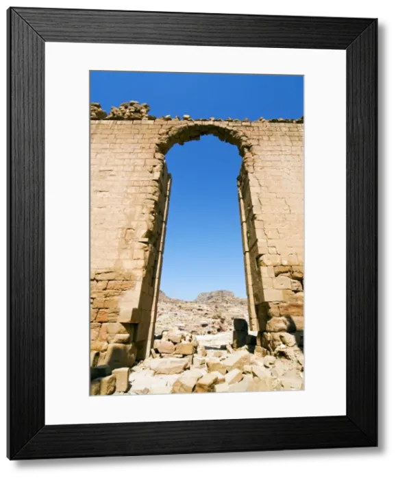 Framed Print : Qasr al-Bint Firaun (Temple of Oushares), Petra, UNESCO World Heritage Site Framed Print : Qasr al-Bint Firaun (Temple of Oushares), Petra, UNESCO World Heritage Site