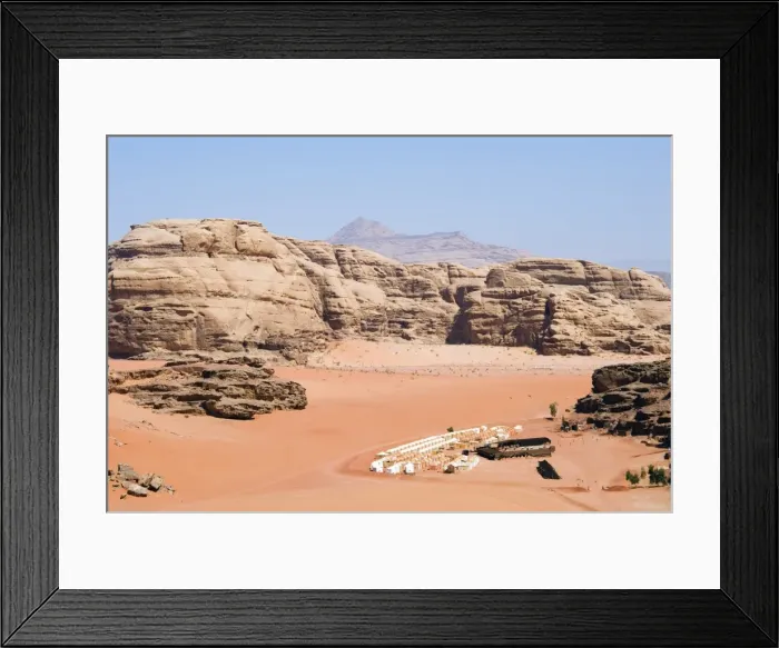 Framed Print : Tented camp, Wadi Rum, Jordan, Middle East Framed Print : Tented camp, Wadi Rum, Jordan, Middle East