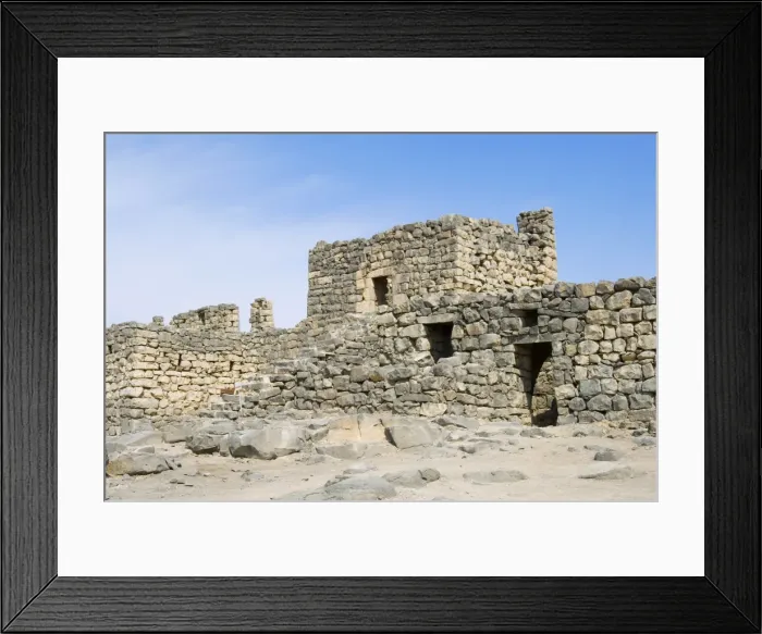 Framed Print : Qasr al Azraq Fort, T. E. Lawrences Headquarters in 1917, Jordan, Middle East Framed Print : Qasr al Azraq Fort, T. E. Lawrences Headquarters in 1917, Jordan, Middle East