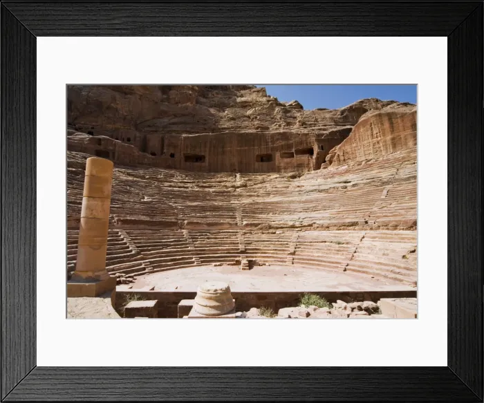 Framed Print : Roman amphitheatre, Petra, UNESCO World Heritage Site, Jordan, Middle East Framed Print : Roman amphitheatre, Petra, UNESCO World Heritage Site, Jordan, Middle East