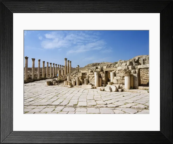 Framed Print : South Decumanus and South Tetrapylon, Jerash, a Roman Decapolis city, Jordan, Middle East Framed Print : South Decumanus and South Tetrapylon, Jerash, a Roman Decapolis city, Jordan, Middle East