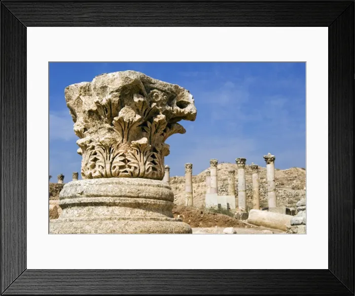 Framed Print : South Decumanus, Jerash (Gerasa), a Roman Decapolis city, Jordan, Middle East Framed Print : South Decumanus, Jerash (Gerasa), a Roman Decapolis city, Jordan, Middle East