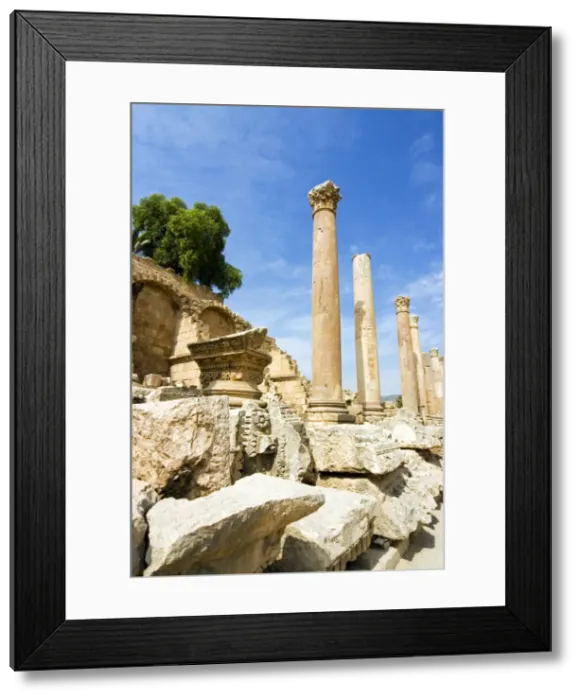 Framed Print : Propilaeum, Jerash (Gerasa) a Roman Decapolis city, Jordan, Middle East Framed Print : Propilaeum, Jerash (Gerasa) a Roman Decapolis city, Jordan, Middle East