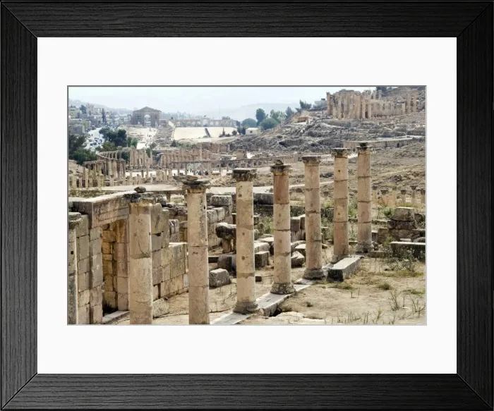 Framed Print : The three churches, Jerash (Gerasa), a Roman Decapolis city, Jordan, Middle East Framed Print : The three churches, Jerash (Gerasa), a Roman Decapolis city, Jordan, Middle East