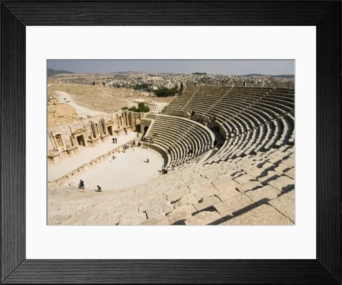 Framed Print : South Theatre, Jerash (Gerasa) a Roman Decapolis city, Jordan, Middle East Framed Print : South Theatre, Jerash (Gerasa) a Roman Decapolis city, Jordan, Middle East