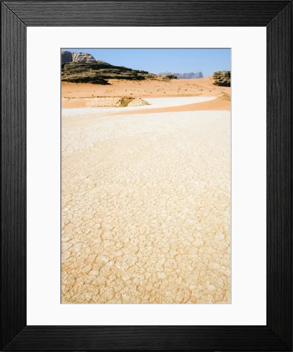 Framed Print : Sand in Wadi Rum, Jordan, Middle East Framed Print : Sand in Wadi Rum, Jordan, Middle East