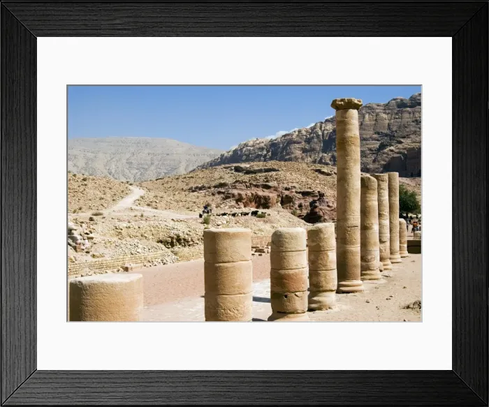 Framed Print : Colonnaded Street, Petra, UNESCO World Heritage Site, Jordan, Middle East Framed Print : Colonnaded Street, Petra, UNESCO World Heritage Site, Jordan, Middle East