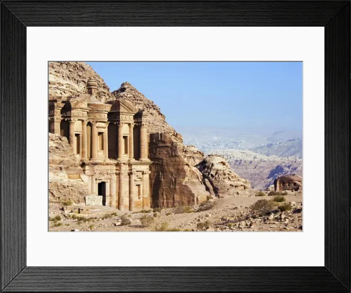 Framed Print : The Monastery (El Deir), Petra, UNESCO World Heritage Site, Jordan, Middle East Framed Print : The Monastery (El Deir), Petra, UNESCO World Heritage Site, Jordan, Middle East
