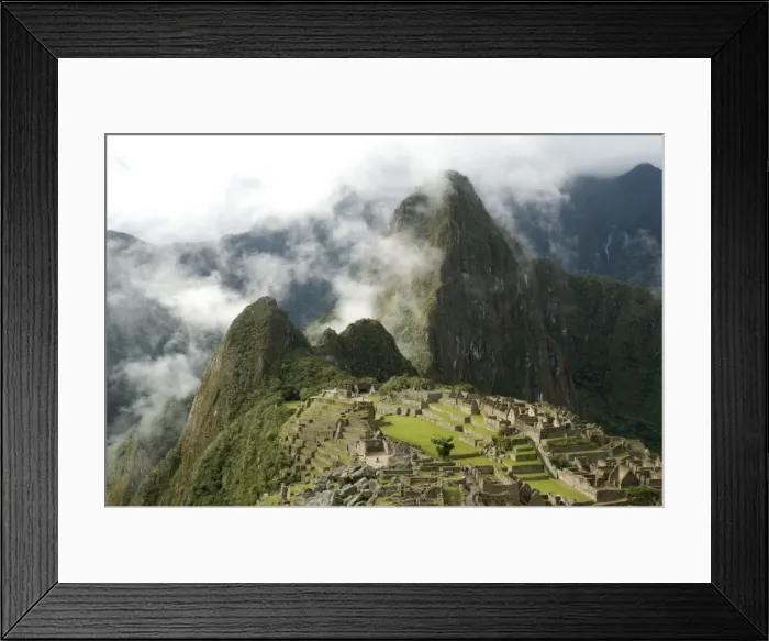 Framed Print : Machu Picchu, UNESCO World Heritage Site, Peru, South America Framed Print : Machu Picchu, UNESCO World Heritage Site, Peru, South America