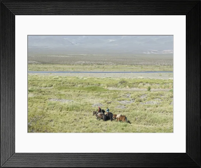 Framed Print : Argentine cowboys in the pampas, near Malargue, Argentina, South America Framed Print : Argentine cowboys in the pampas, near Malargue, Argentina, South America