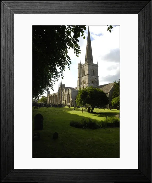 Framed Print : St. Johns parish church, Burford, Oxfordshire, The Cotswolds, England Framed Print : St. Johns parish church, Burford, Oxfordshire, The Cotswolds, England