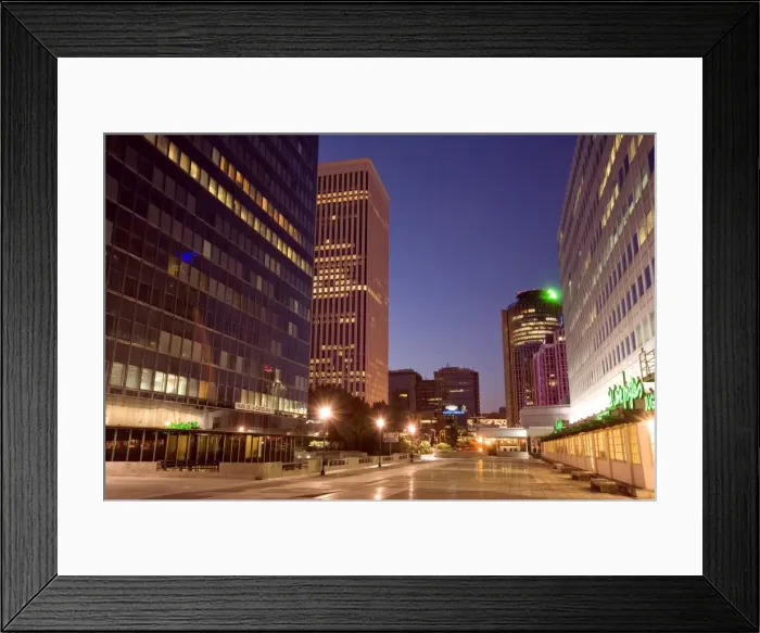 Framed Print : Picasso Tower, Axa district, Madrid, Spain, Europe Framed Print : Picasso Tower, Axa district, Madrid, Spain, Europe