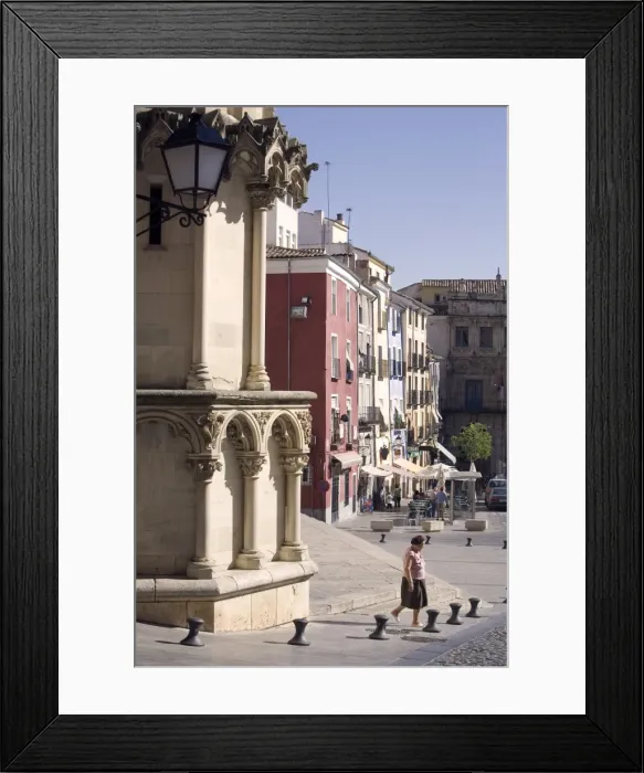 Framed Print : Cathedral Square, Cuenca, Castilla-La Mancha, Spain, Europe Framed Print : Cathedral Square, Cuenca, Castilla-La Mancha, Spain, Europe