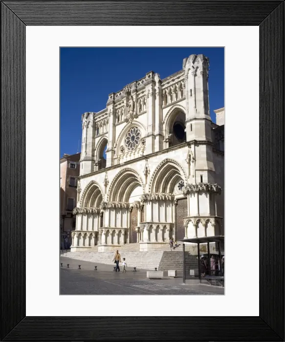 Framed Print : Cathedral, Cuenca, Castilla-La Mancha, Spain, Europe Framed Print : Cathedral, Cuenca, Castilla-La Mancha, Spain, Europe
