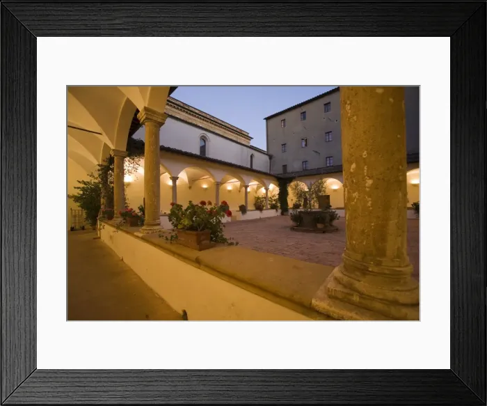 Framed Print : Casa dei Canonici, Pienza, Val d Orcia, Tuscany, Italy, Europe Framed Print : Casa dei Canonici, Pienza, Val d Orcia, Tuscany, Italy, Europe