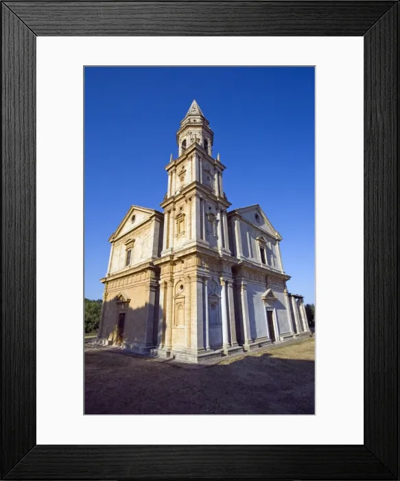 Framed Print : San Biagio church, Montepulciano, Val d Orcia, Tuscany, Italy, Europe Framed Print : San Biagio church, Montepulciano, Val d Orcia, Tuscany, Italy, Europe