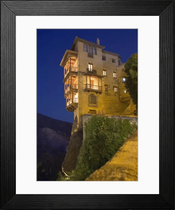 Framed Print : Hanging house, Cuenca, Castilla-La Mancha, Spain, Europe Framed Print : Hanging house, Cuenca, Castilla-La Mancha, Spain, Europe