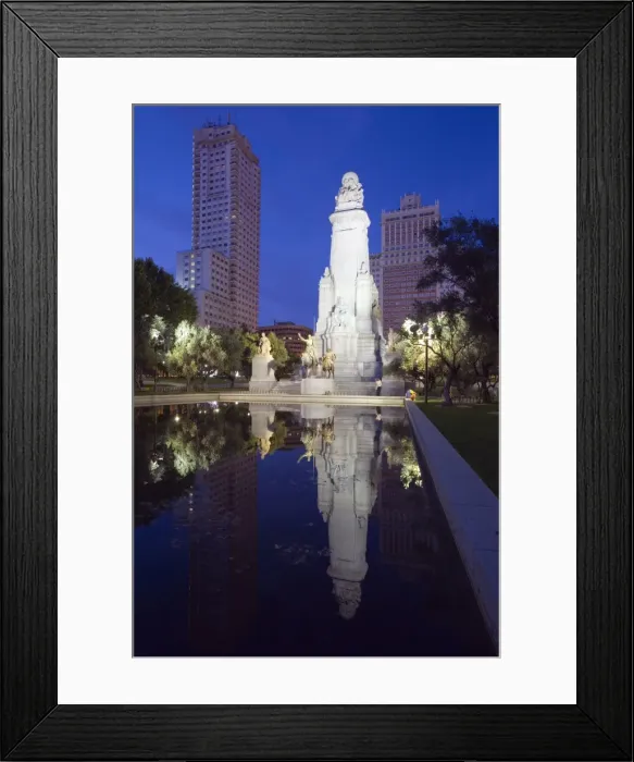 Framed Print : Plaza de Espana, Madrid, Spain, Europe Framed Print : Plaza de Espana, Madrid, Spain, Europe