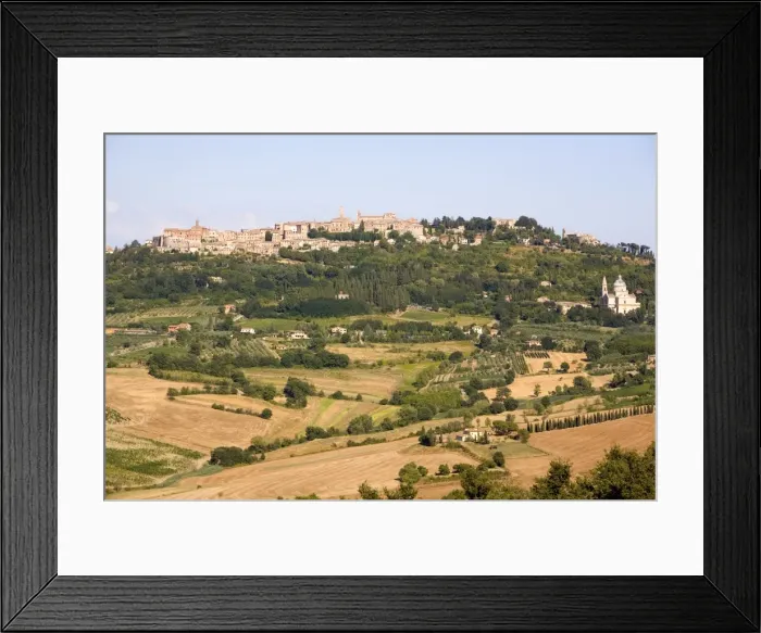 Framed Print : Montepulciano, Val d Orcia, Tuscany, Italy, Europe Framed Print : Montepulciano, Val d Orcia, Tuscany, Italy, Europe