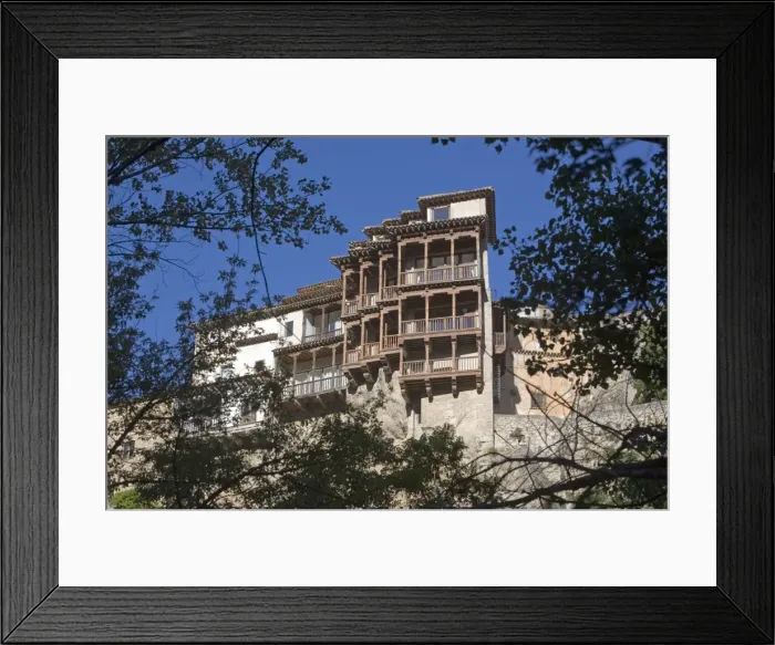 Framed Print : Hanging house, Cuenca, Castilla-La Mancha, Spain, Europe Framed Print : Hanging house, Cuenca, Castilla-La Mancha, Spain, Europe