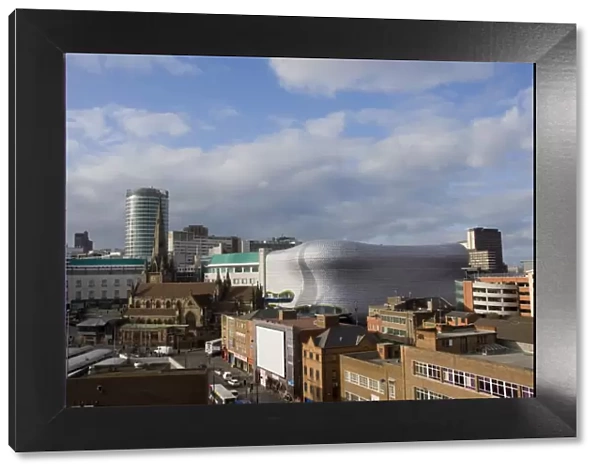 City skyline, including Selfridges, Birmingham, England, United Kingdom, Europe