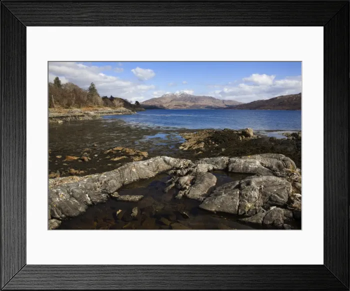 Framed Print : Loch Sunart, looking east, Argyll, Scotland, United Kingdom, Europe Framed Print : Loch Sunart, looking east, Argyll, Scotland, United Kingdom, Europe