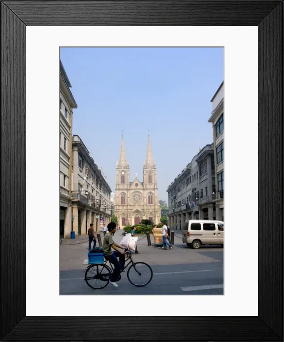 Framed Print : Stone Church Sacred Heart of Jesus, Guangzhou (Canton), Guangdong, China, Asia Framed Print : Stone Church Sacred Heart of Jesus, Guangzhou (Canton), Guangdong, China, Asia