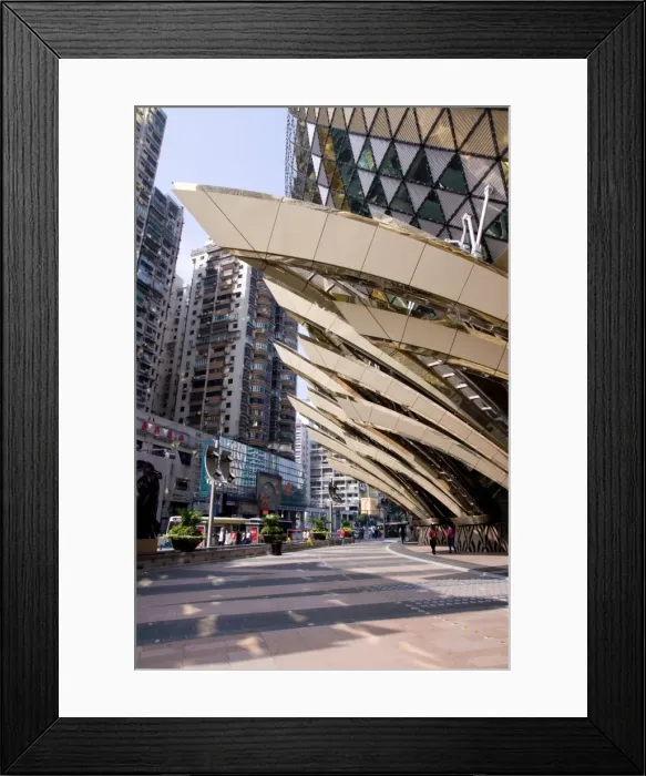 Framed Print : Gran Lisboa Casino entrance, Macau, China, Asia Framed Print : Gran Lisboa Casino entrance, Macau, China, Asia