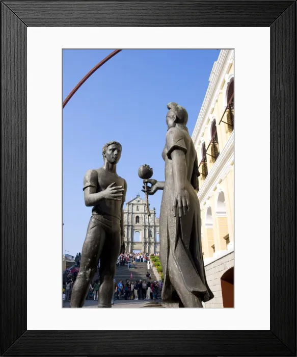 Framed Print : Facade of St. Pauls Cathedral, Macau, China, Asia Framed Print : Facade of St. Pauls Cathedral, Macau, China, Asia