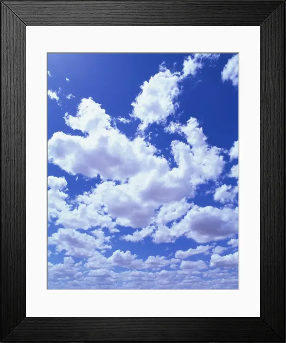 Framed Print : Puffy white cumulus clouds in blue skies over Regans Ford, Western Australia, Pacific Framed Print : Puffy white cumulus clouds in blue skies over Regans Ford, Western Australia, Pacific