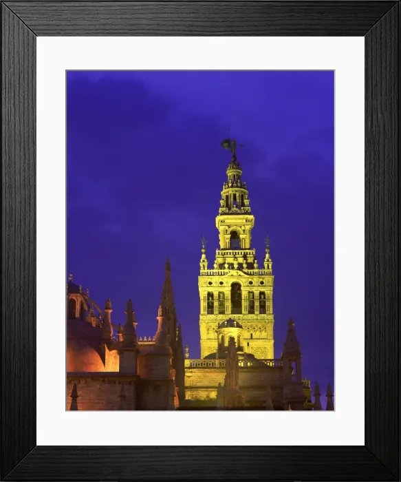 Framed Print : La Giralda tower, the symbol of the city of Seville, in Andalucia, Spain, Europe Framed Print : La Giralda tower, the symbol of the city of Seville, in Andalucia, Spain, Europe