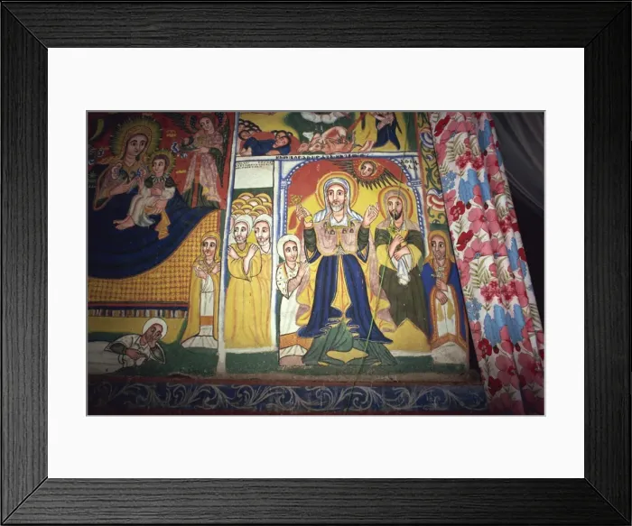 Framed Print : Monastery paintings, Zeghe, Lake Tana, Ethiopia, Africa Framed Print : Monastery paintings, Zeghe, Lake Tana, Ethiopia, Africa