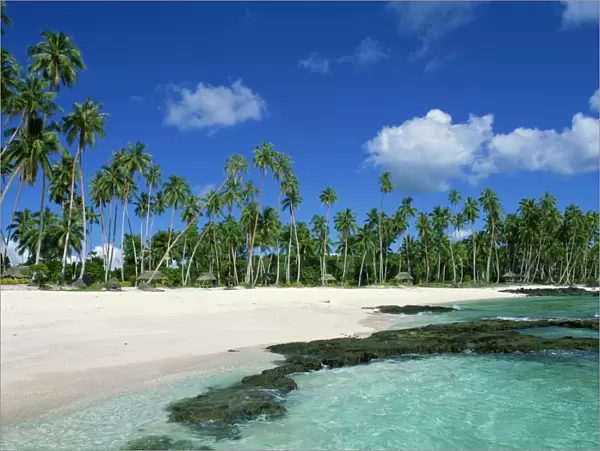 Return to Paradise beach near Lefaga, Western Samoa, Pacific Islands, Pacific