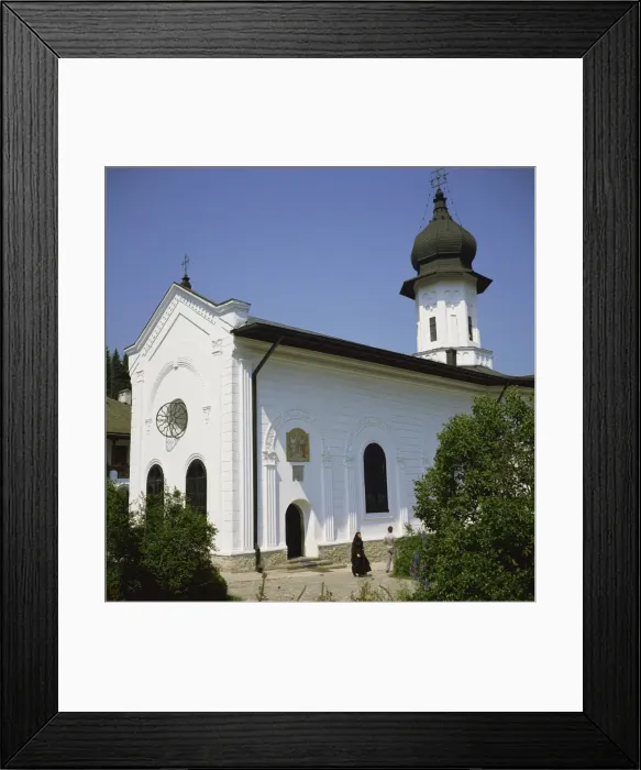 Framed Print : The largest monastery in Romania with 400 nuns, Agapia Monastery, Moldavia Framed Print : The largest monastery in Romania with 400 nuns, Agapia Monastery, Moldavia