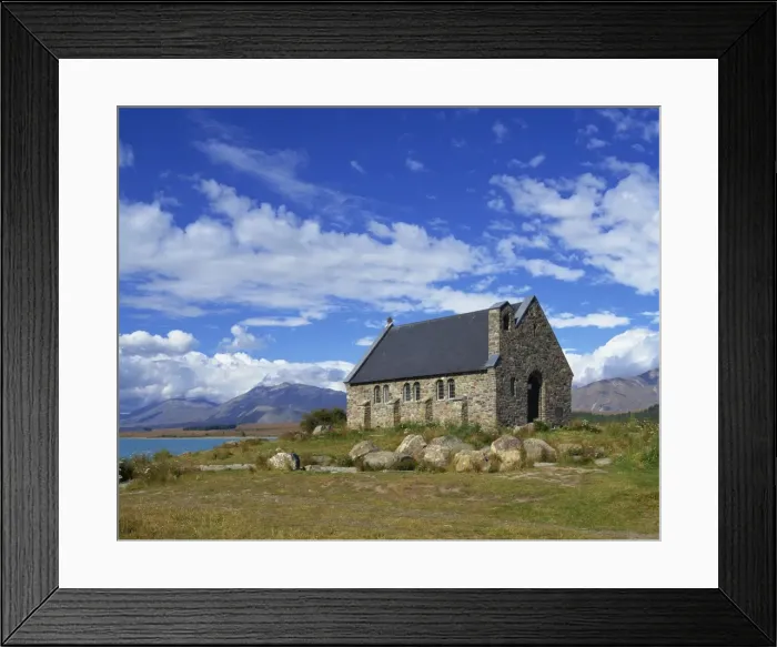 Framed Print : The Church of the Good Shepherd on the shores of Lake Tekapo in the South Island Framed Print : The Church of the Good Shepherd on the shores of Lake Tekapo in the South Island