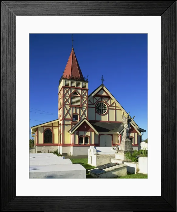 Framed Print : St. Faiths Maori Anglican Church in Rotorua, North Island, New Zealand, Pacific Framed Print : St. Faiths Maori Anglican Church in Rotorua, North Island, New Zealand, Pacific