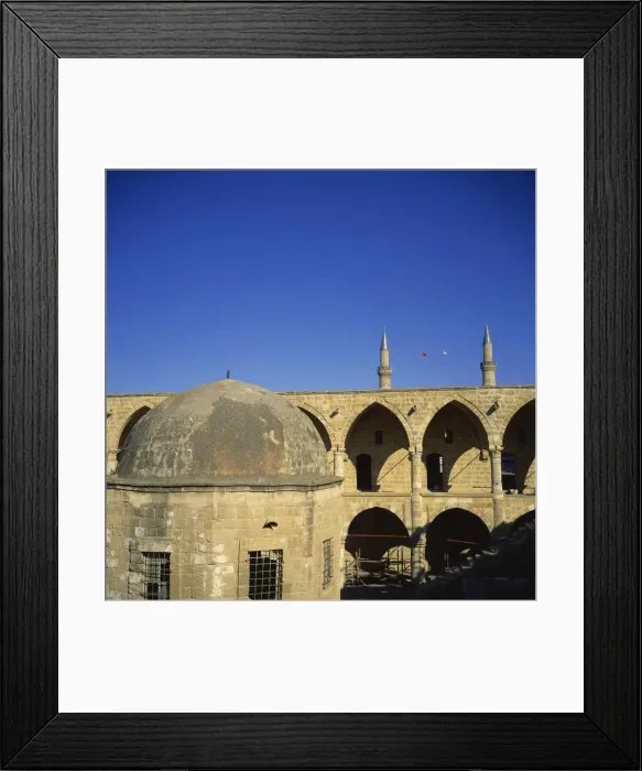 Framed Print : Mescit (prayer room) on six columns, 16th century Ottoman caravanserai built as a travellers inn, Buyuk Han, Nicosia, Northern Cyprus Framed Print : Mescit (prayer room) on six columns, 16th century Ottoman caravanserai built as a travellers inn, Buyuk Han, Nicosia, Northern Cyprus