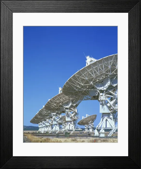 Framed Print : VLA Radio Telescopes at Socorro, New Mexico, United States of America, North America Framed Print : VLA Radio Telescopes at Socorro, New Mexico, United States of America, North America