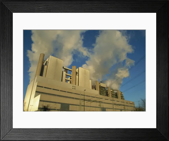 Framed Print : Coal power plant near Bergheim, North Rhine Westphalia, Germany, Europe Framed Print : Coal power plant near Bergheim, North Rhine Westphalia, Germany, Europe