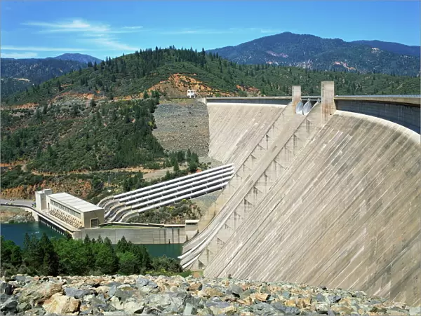 The Redding Shasta Dam in California, United States of America, North America